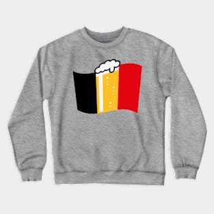 Belgium Beer Flag (Nation Of Beer / Beerland / 4C) Crewneck Sweatshirt